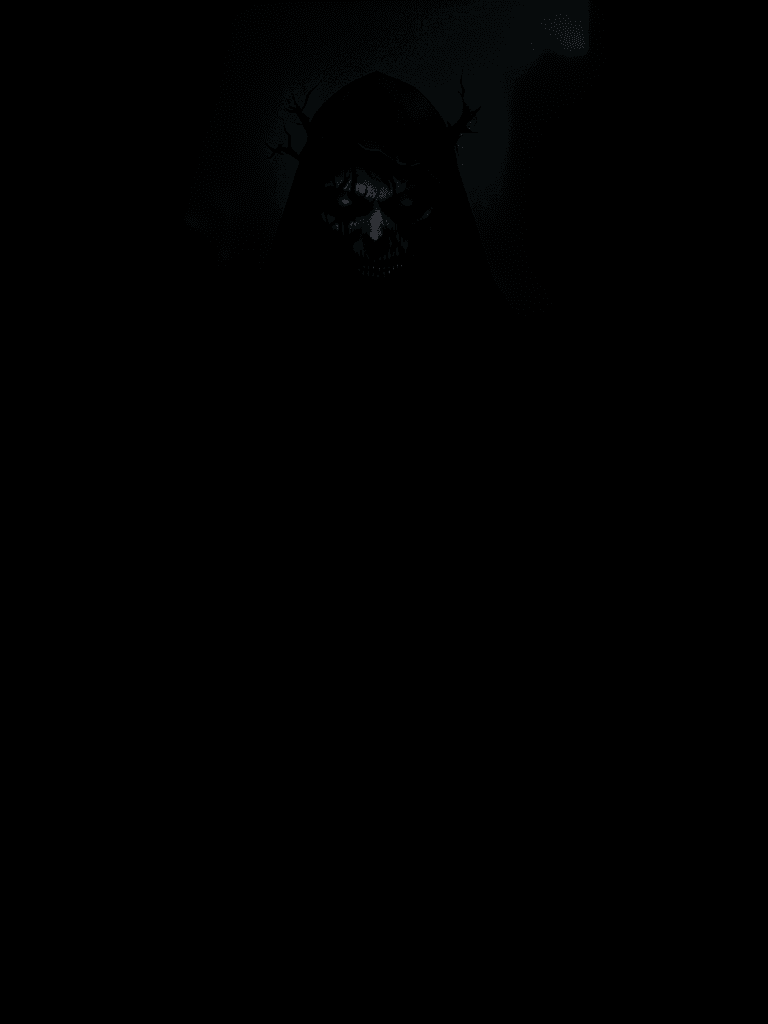 AI generated: out of the darkness, volumetric, brutal composition, scary horror, visually captivating and haunting...