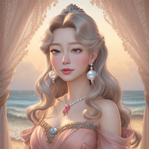 AI generated: A charming and charismatic movie character, Disney style, with natural makeup, oil painting by Nardu...