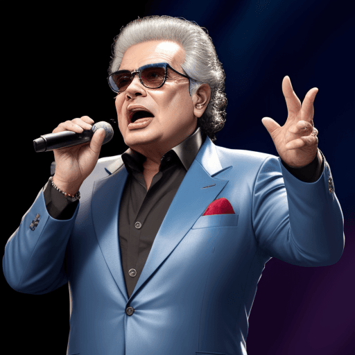 AI generated: jose jose  cantando