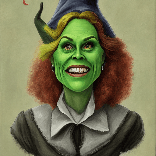 AI generated: a  portrait of wicked witch   Stephen Kasner