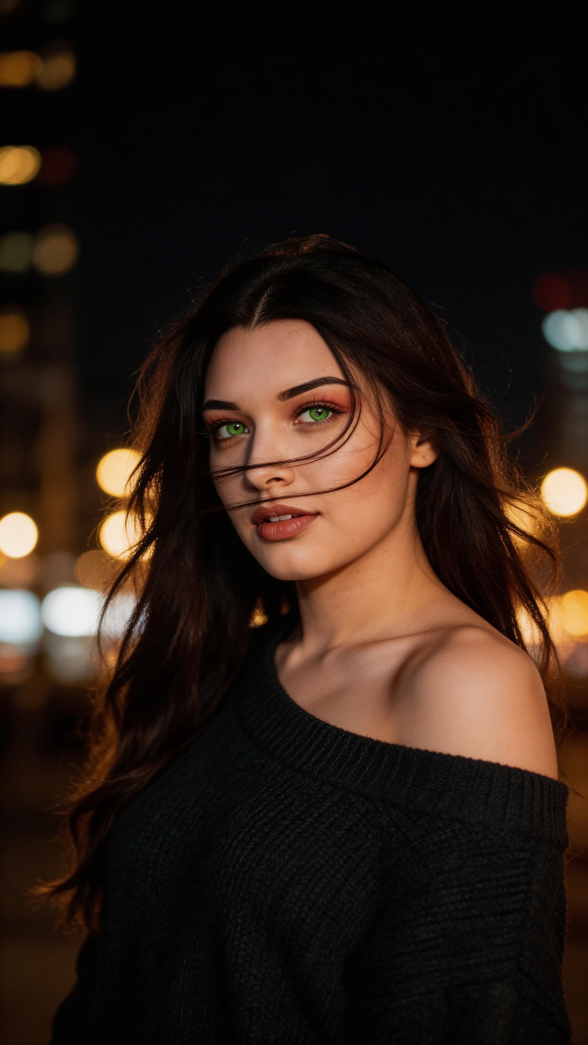 AI generated: Without changing my facial features, create a ultra-realistic portrait of a woman with an ethereal, ...