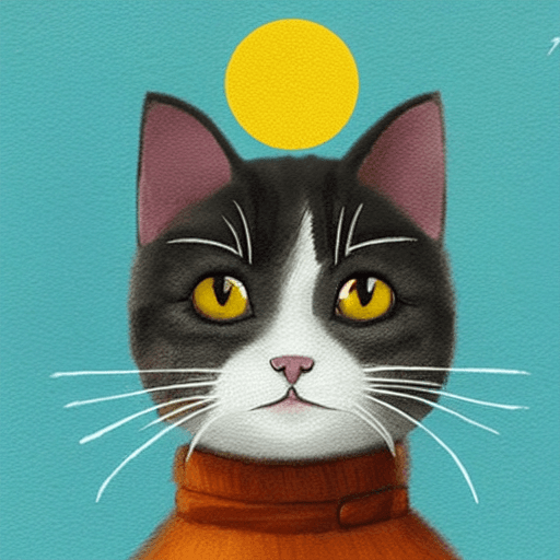 AI generated: cute cat, cat wink, cat theme logo, cat theme banner, cat design, a smiling cat, art photography sty...