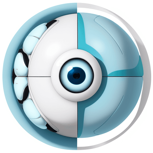 AI generated: **External Design**

- Head: Harmonious design with semi-spherical sky blue dome and white base
- Fa...
