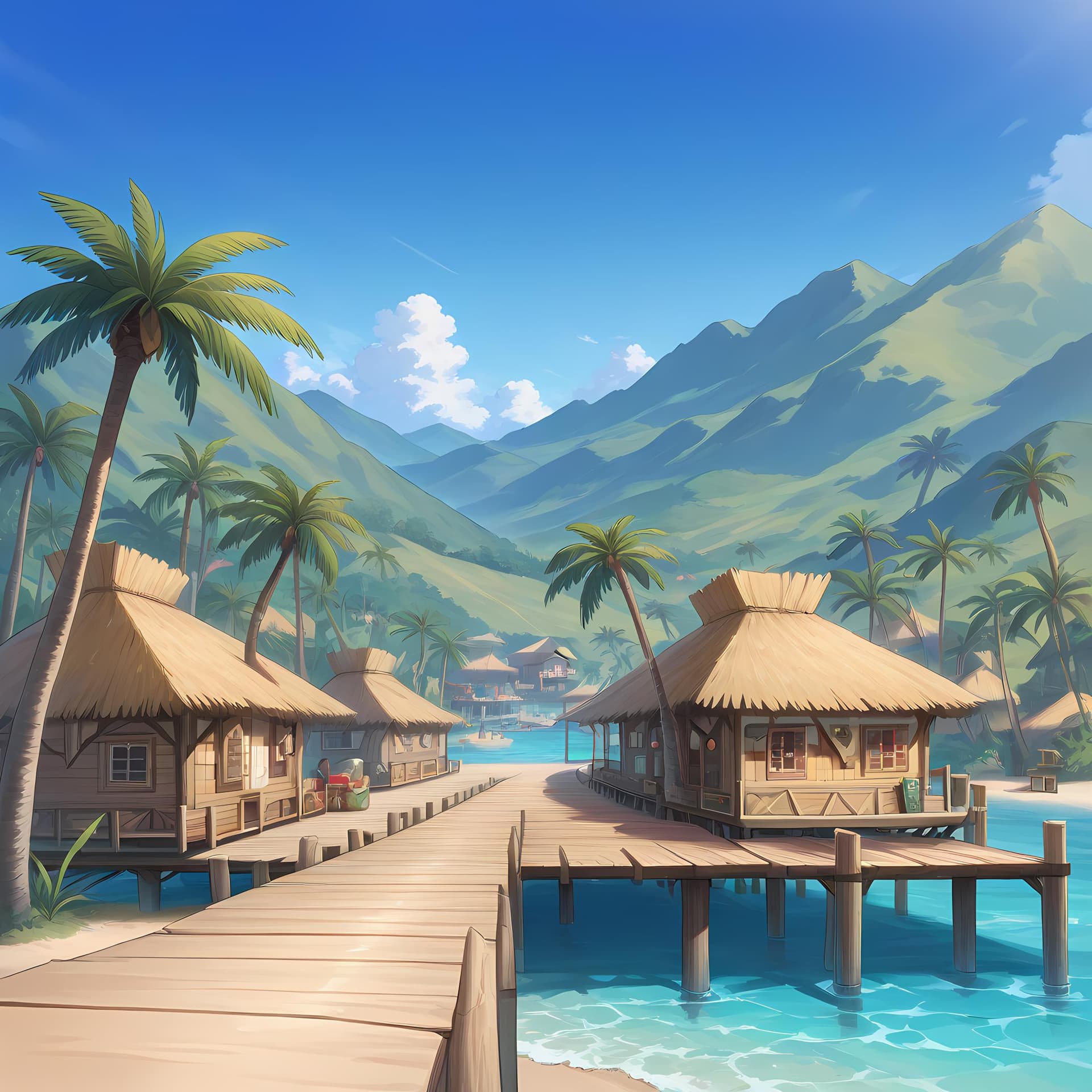 Tropical Village - Image 1