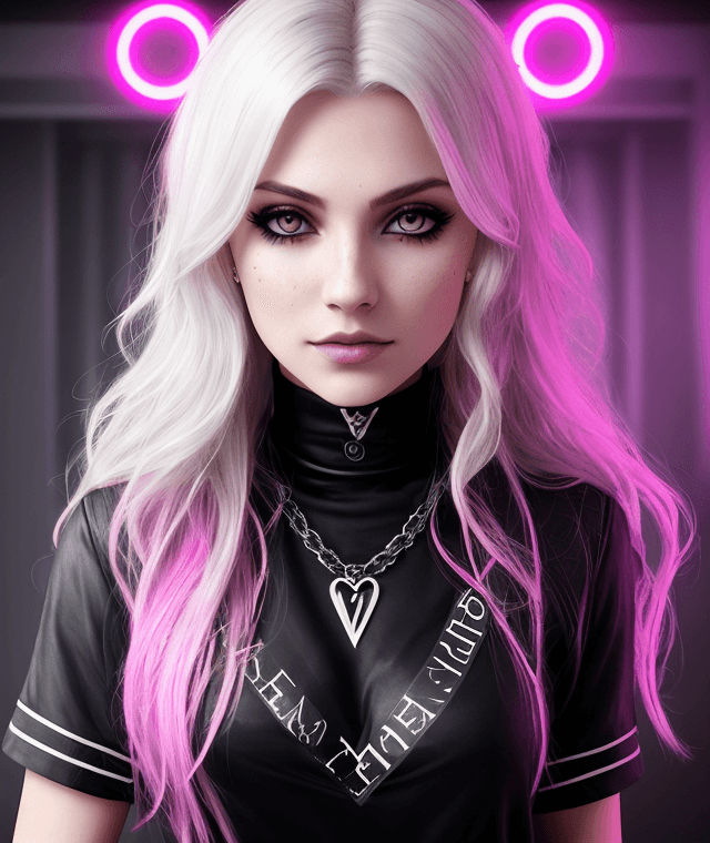 AI generated: {Jeanette Voerman} 18 y.o. , vampire the masquerade bloodlines, [ (smudged mascara:1.3) : smudged ey...