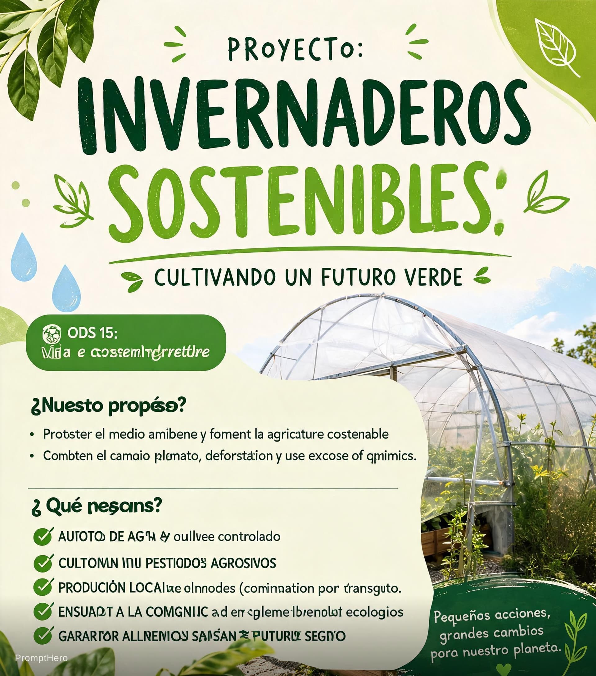AI generated: crea un video para un proyecto teniendo en cuenta lo siguiente:



1. Título del proyecto

“Invernad...