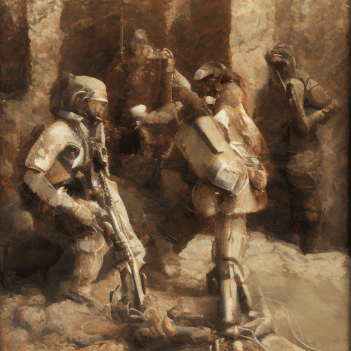 AI generated: Soldier Cyborg