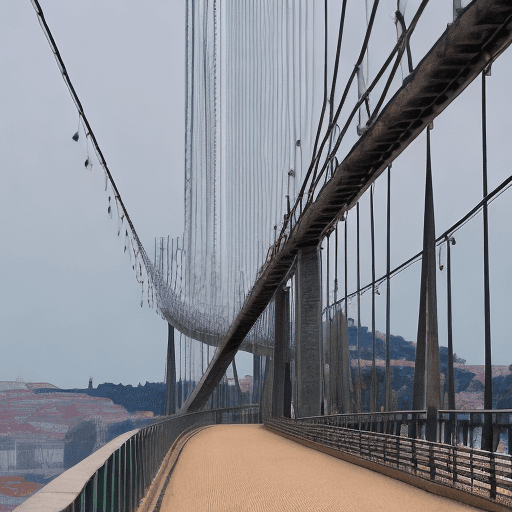 AI generated: bridge, lisbon
