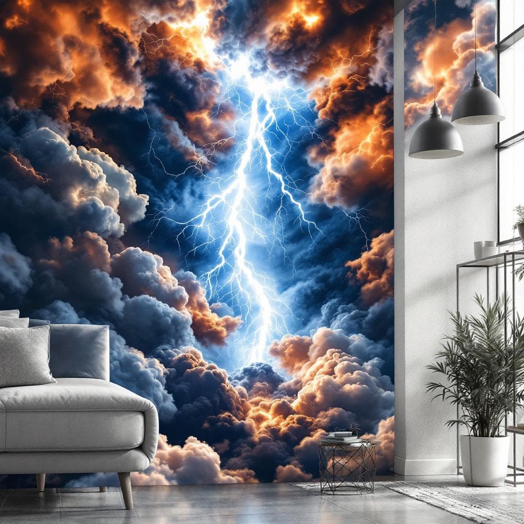 AI generated: Create a powerful Oklahoma City Thunder NBA Finals Poster. "The Thunder Rolls" PAYCOM Center. Includ...