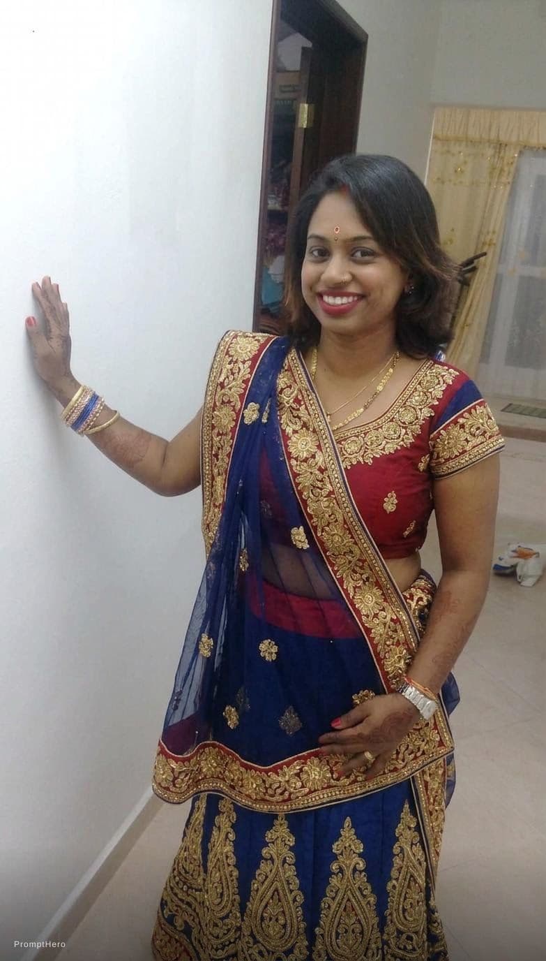 AI generated: Ghagra choli 