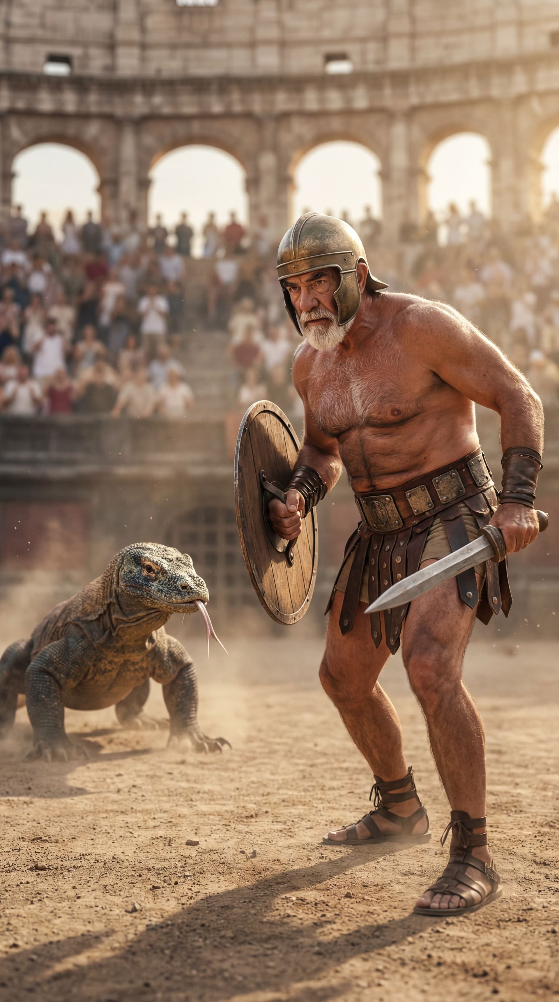 AI generated: ULTRA-REALISTIC CINEMATIC ACTION PHOTOGRAPH (vertical poster 9:16).
Looks like a real professional f...