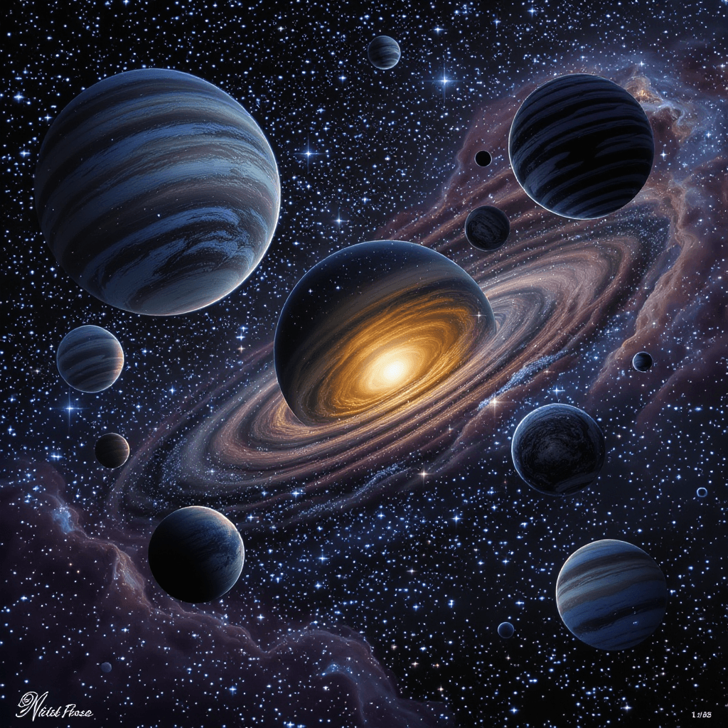 AI generated: extremely detailed random surrealistic outer space theme