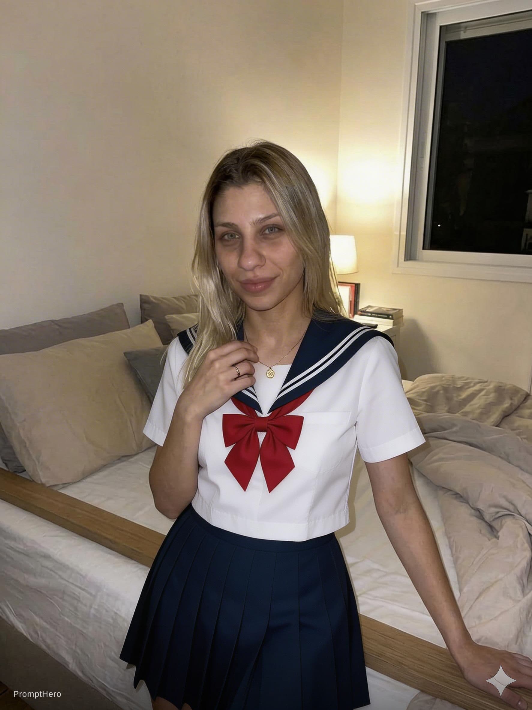 AI generated: Highschool girl uniform
