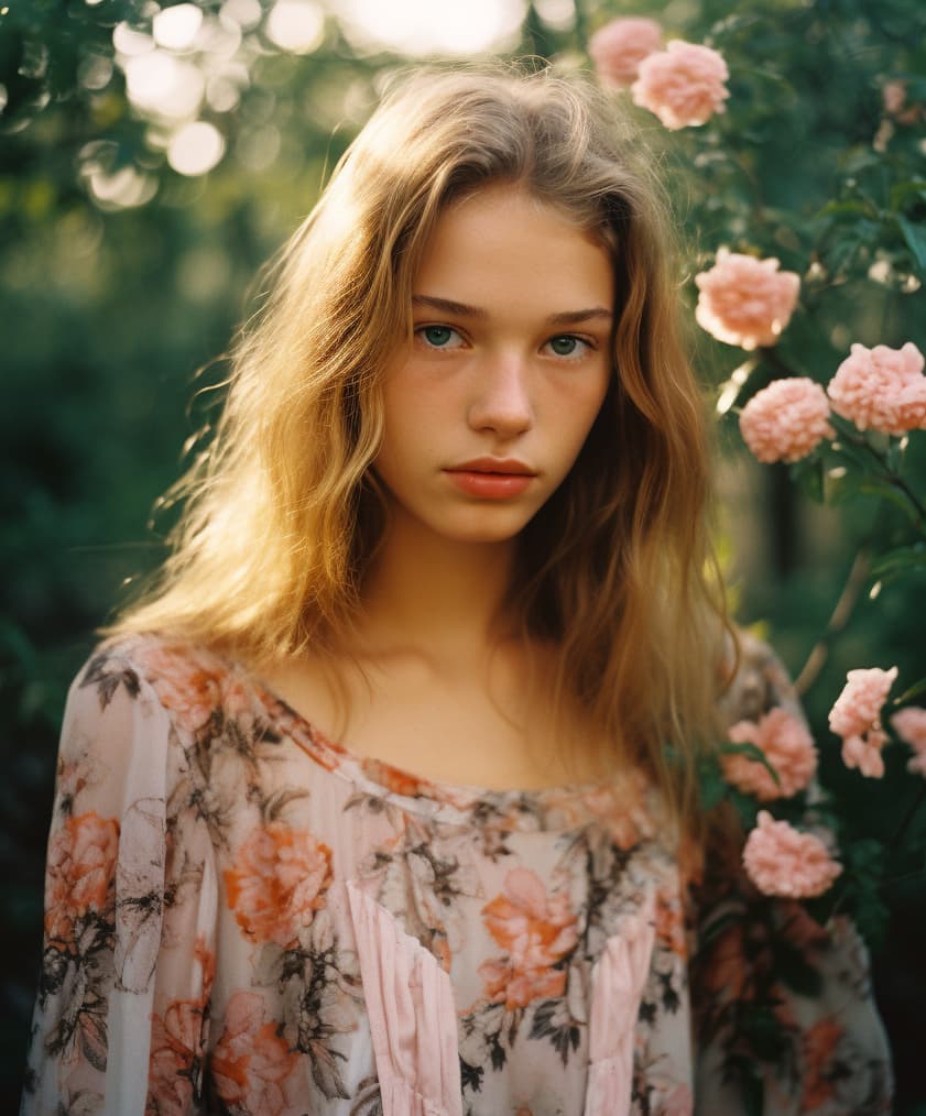 AI generated: Kodak disposable camera photo of slavic 19 years old woman --v 5.2--3:4