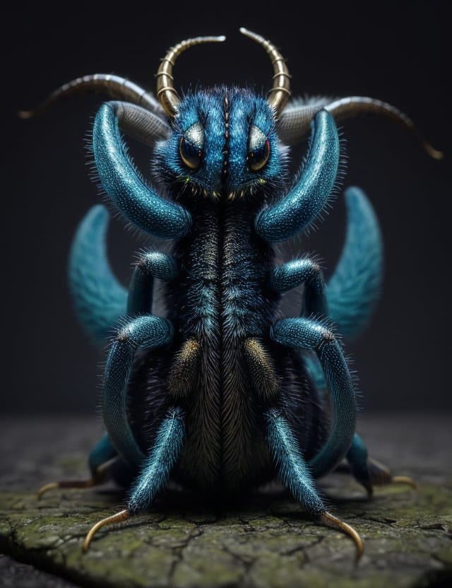 AI generated: ((best quality)), ((masterpiece)), ((realistic)), (detailed), Average Vibrant Fluidic Retro Arachnid...