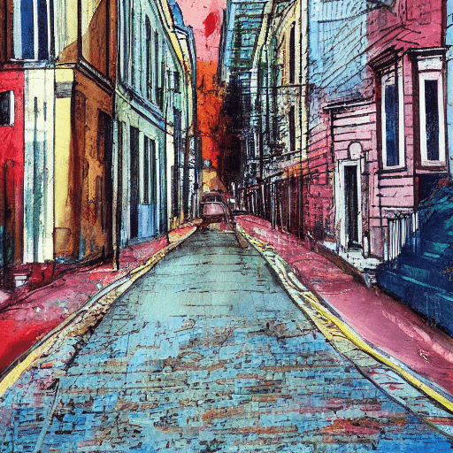 AI generated: Coty streets life art of Susanne Bhönn
Urban landscape