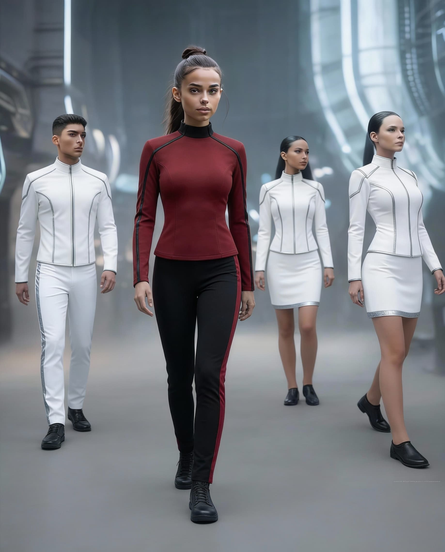 AI generated: Create Sci-Fi images. Recruitment Images for the Galaxial Vora’di Universal Academia and the Galaxia...