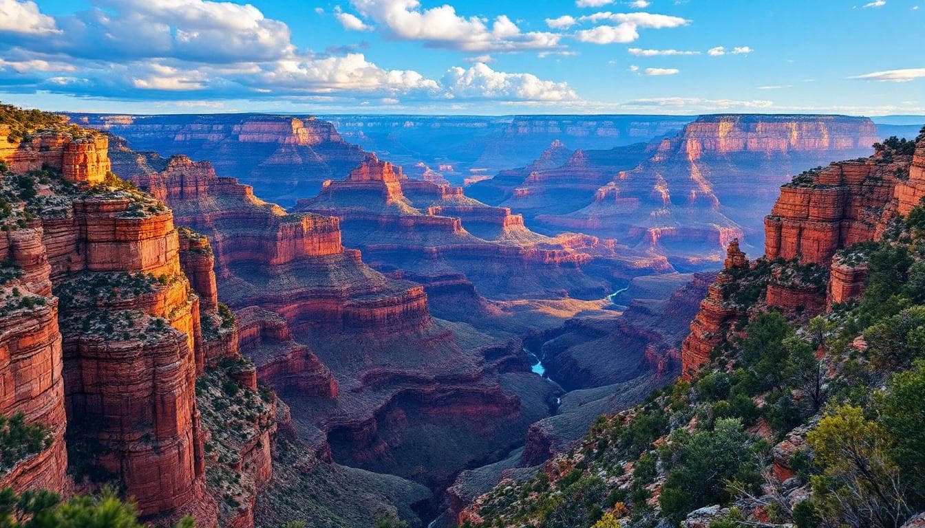 AI generated: grand canyon in all its mighty