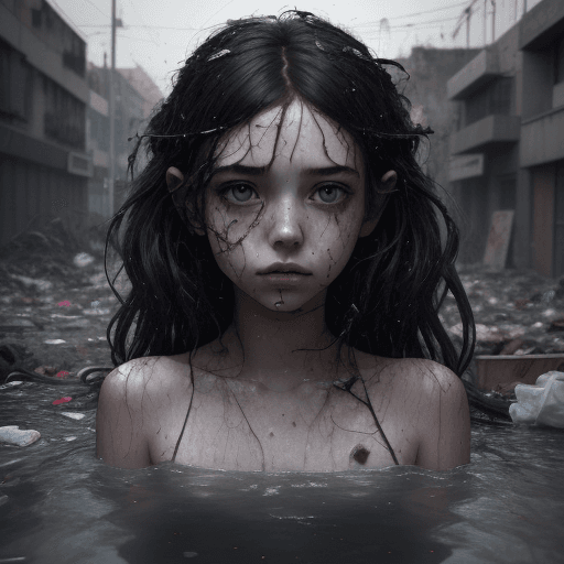 AI generated: 8k uhd,by Alessio Albi, dusty particles depth of field,detailed BREAK young girl, the beauty of her ...
