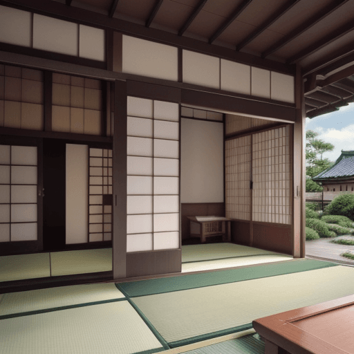 AI generated: Generate a photorealistic image japanese house
