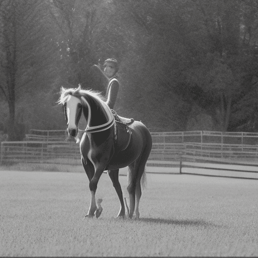 AI generated: A horse carrying a digital camera