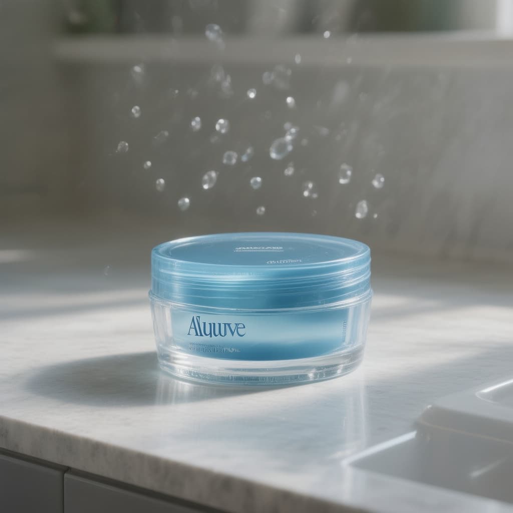 AI generated: SMOOVE Aqua LIQUID,OBERFLÄCHE,LIGHT REFLECTION,DRAUFSICHT,PATTERN