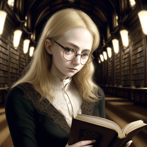 AI generated: photography absurdres, (((masterpiece))), great composition, ,   25 years old  lady with glasses rea...