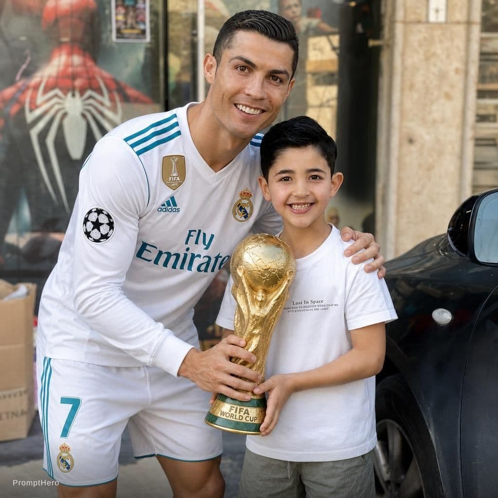 AI generated: mondial with ronaldo