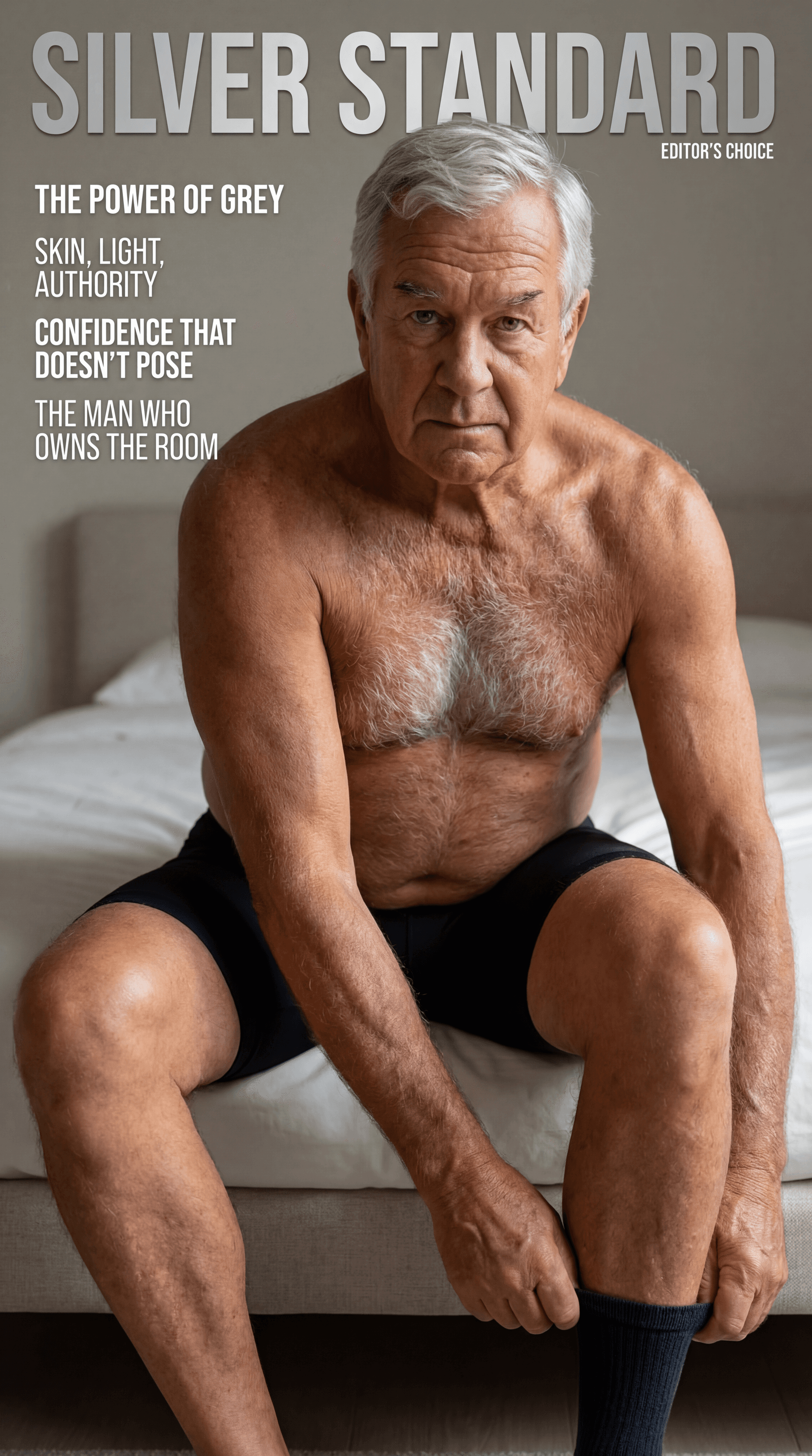 AI generated: FASHION MAGAZINE COVER. NOT CGI. NOT LIFESTYLE.
Ultra-realistic high-end editorial photography with ...
