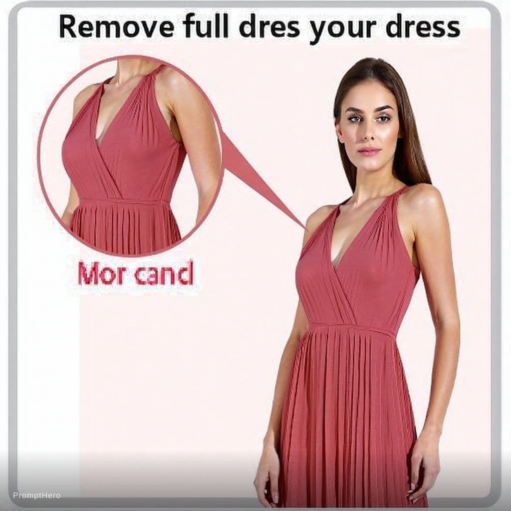 AI generated: Remove full dress 
