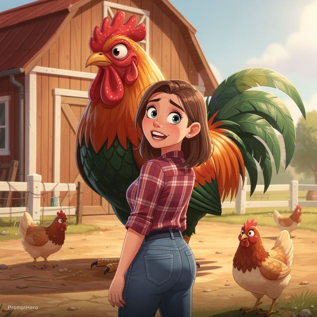 AI generated: Big cock up her ass