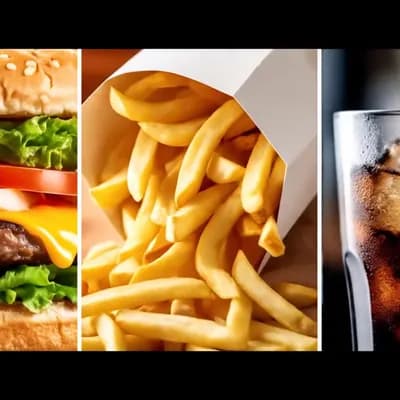 AI generated video: "Create a dynamic and mouth-watering promotional video for 'El Tridente,' a fast-food restaurant. Th...