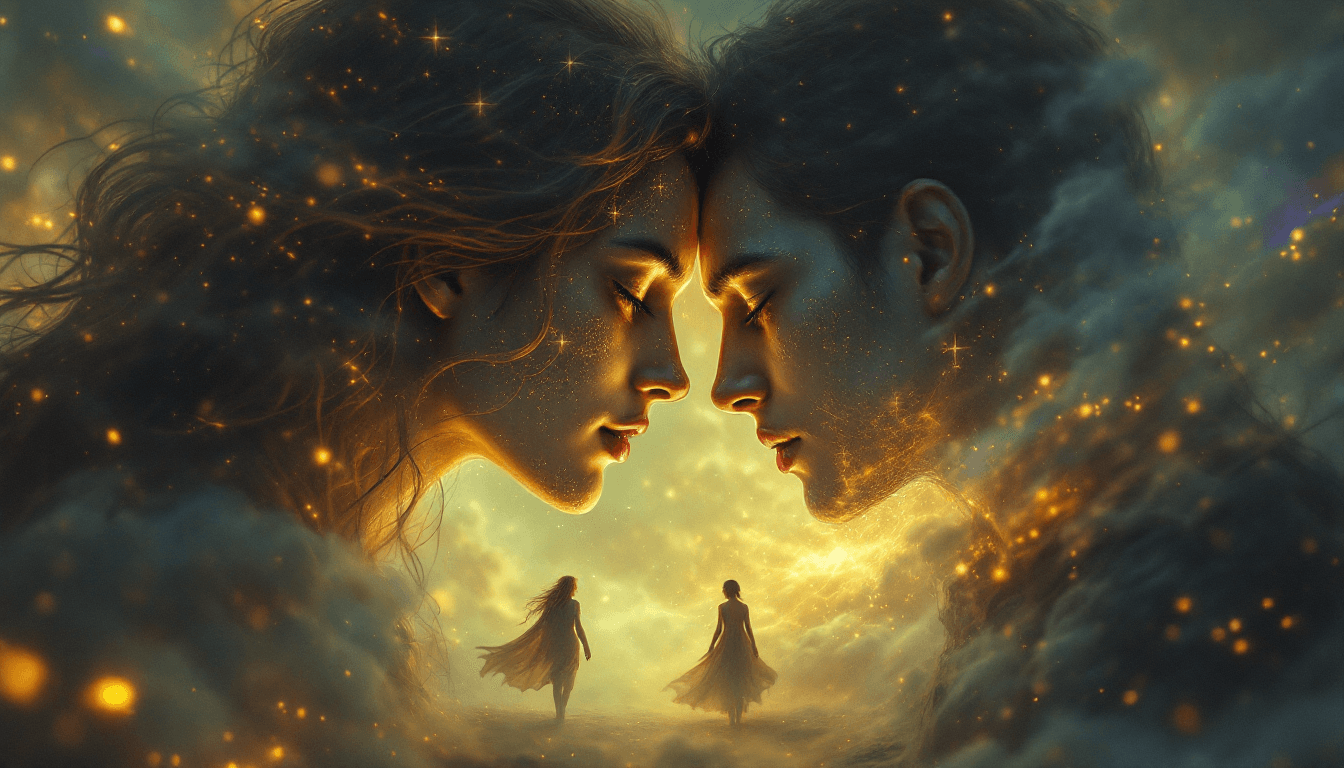 AI generated: No escape from destiny, the stars have aligned
In the cosmic ballet, our fates intertwined
Through t...