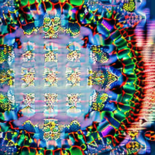 AI generated: man and woman holding each other between clouds in the sky. lots of colours. intricate artwork. symm...