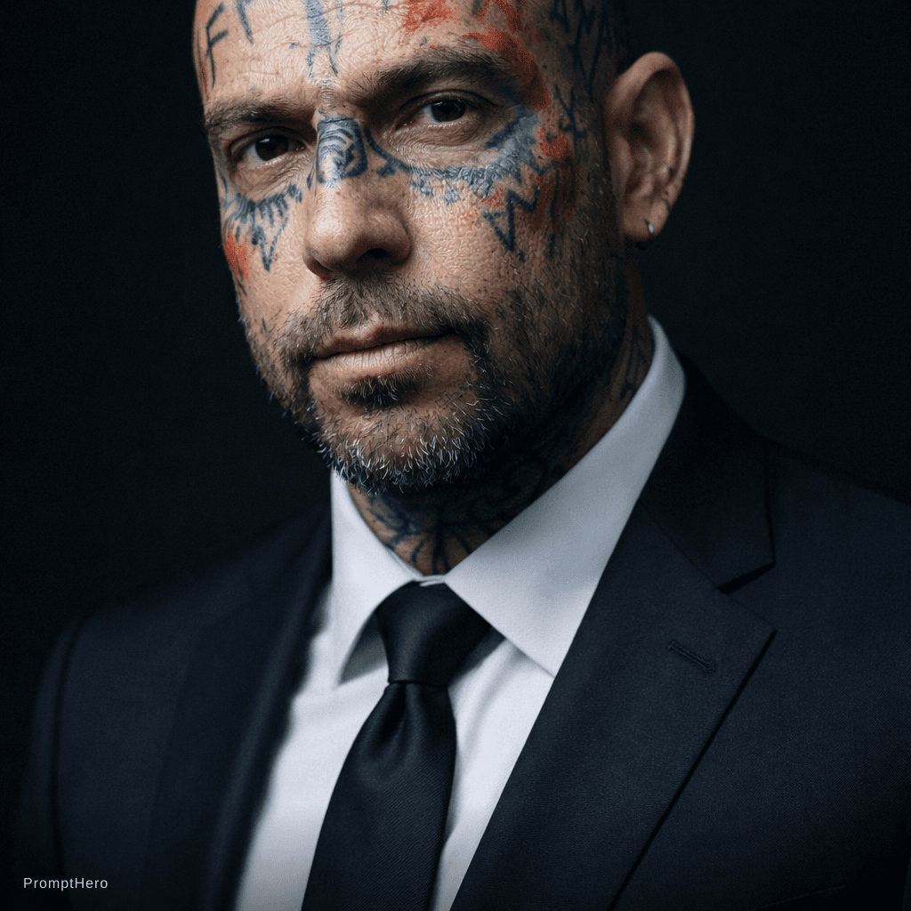 AI generated: in a bussiness modern suit
