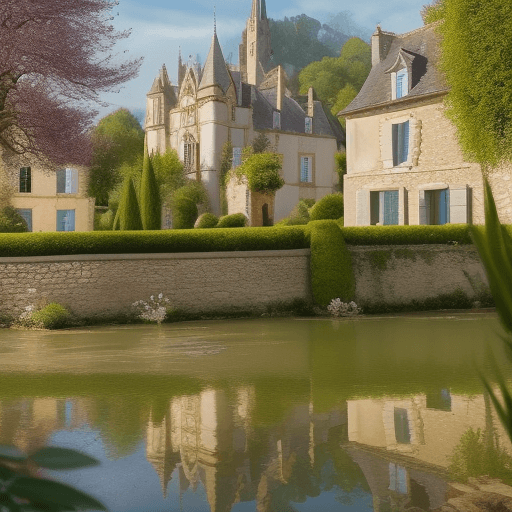 AI generated: Tea Time Tranquility theme
montaign 
beautifu place