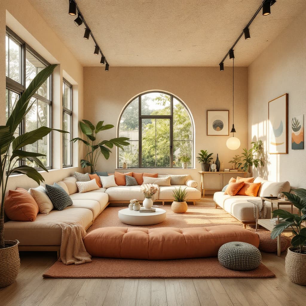 AI generated: Pepe pixel frog, High resolution photography interior design, dreamy sunken living room conversation...