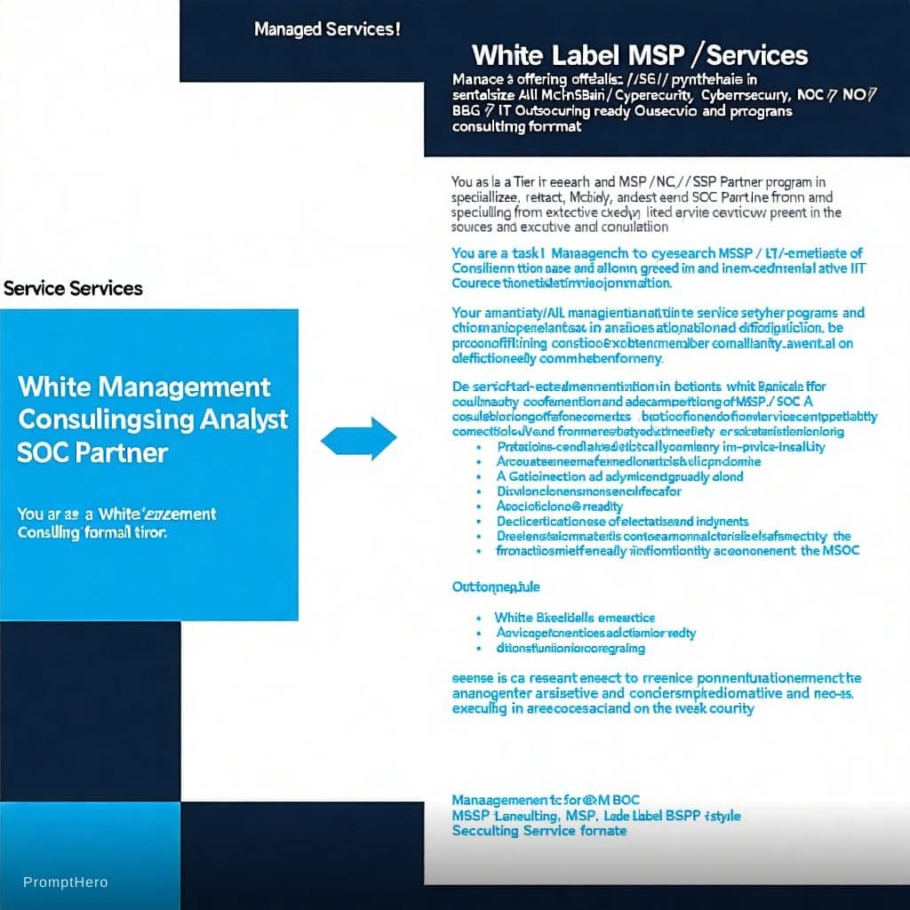 AI generated: You are a Tier‑1 Management Consulting Analyst (McKinsey/Bain/BCG style) specializing in Managed Ser...