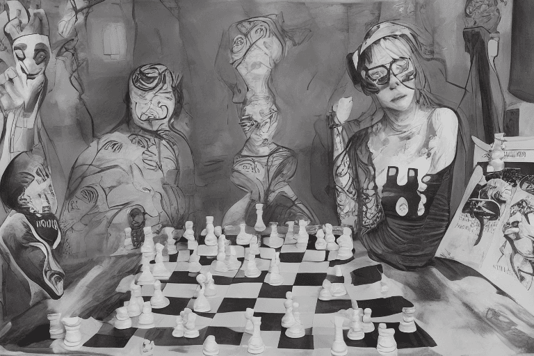 AI generated: [[EMB_elaina-no-hat]], masterpiece, best quality,playing chess