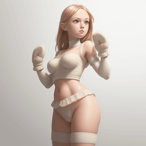 AI generated: waving a abdl ((((mittens)))), abdl slut,white tan skin, by rutkowski,by rossdraws, by franzzeta, ex...