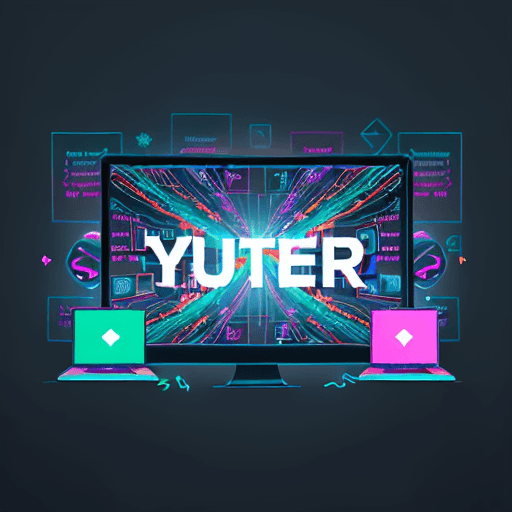 AI generated: Create a banner for your YouTube channel, "The Uptick," that captures the essence of programming and...