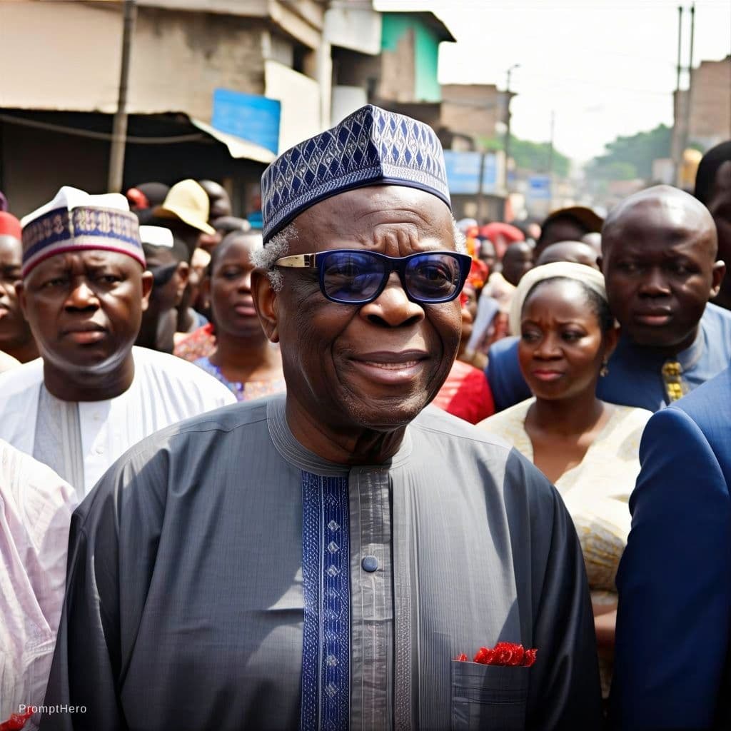 AI generated: Bola Ahmed Tinibu urinating in the street 