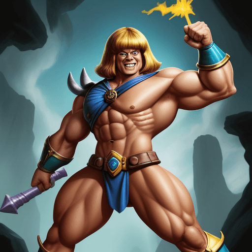 AI generated: HE-MAN 