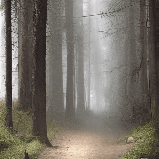 AI generated: Design a scenario in forest or in a closed alley (looking  mysterious) in which  a women can be seen...