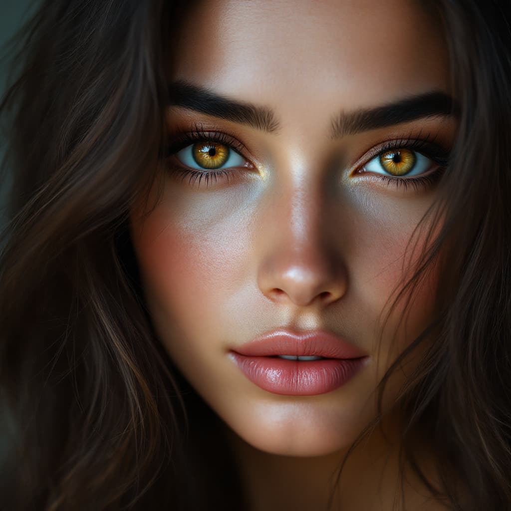AI generated: A highly photorealistic portrait of a 21-year-old Azerbaijani woman named Madeleine Rochelle. She ha...