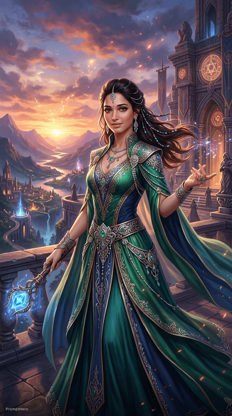 AI generated:  Tamanna bhatia, highly detailed, artstation, smooth, sharp focus, 8K, art by art by artgerm and gre...