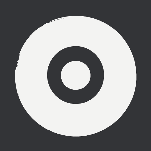 AI generated: flat vector logo of circle, gradient, fox wrapped around earth, simple minimal, by Ivan Chermayeff