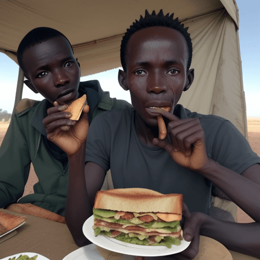 AI generated: Today, I was traveling in Kenya and I met a refugee from Zimbabwe. He said he hadn’t eaten anything ...