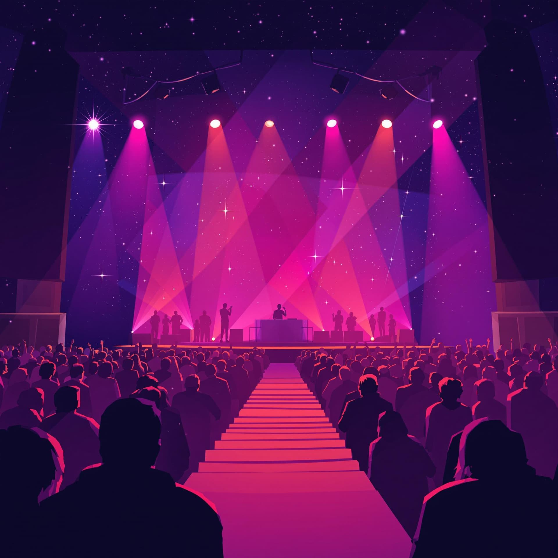 AI generated: ambient concert background