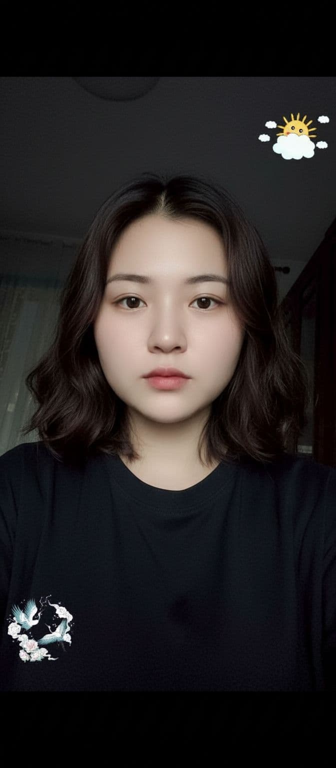 AI generated: Make similar this image in different face and shape 